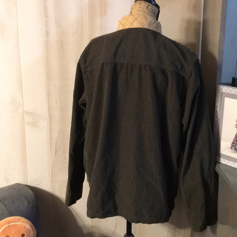 CORDUROY Long Sleeve Shirt Size 18W - Picture 2 of 4